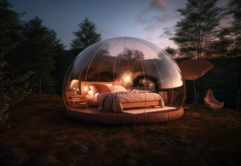 big transparent camping inflatable bubble tent